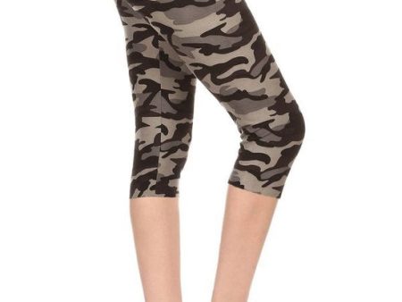 Original Gray Camo Plus Capri Online