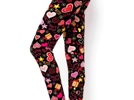 Kids Love Heart Leggings ♥️ For Discount