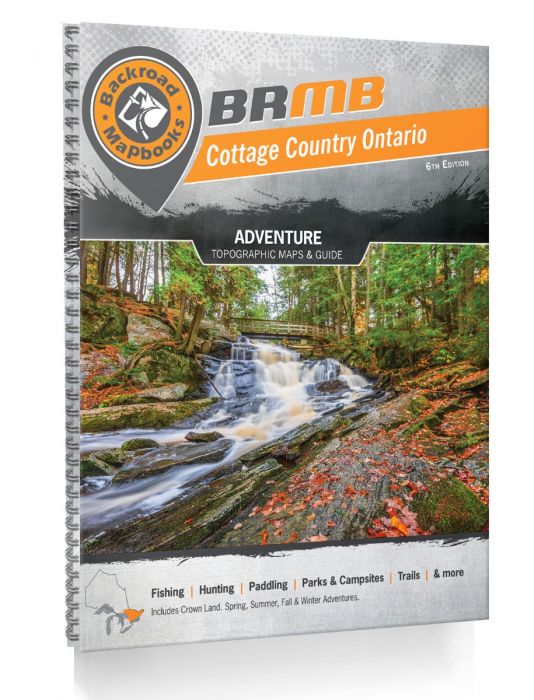 Backroad Mapbooks Cottage Country Ontario - Spiral 6th Edition Discount