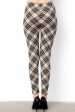 Checker Print Brushed Full Leggings - Plus on Sale