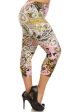 Multi Color Paisley Plus Capri For Discount