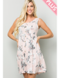 Floral Swing Dress - Blush For Cheap