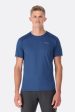 Rab Mens Force Tee - Blue, Size: Small Cheap