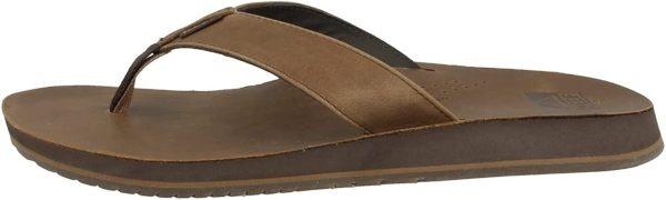 Reef Men s Drift Classic Premium Leather Flip Flops Cheap