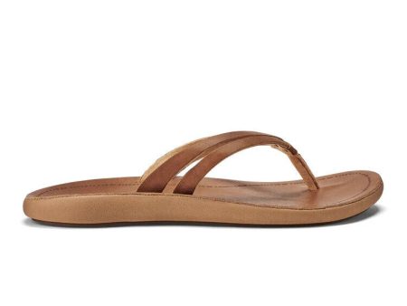 Olukai Women s Kapehe Luana Leather Flip Flops US Size 10 For Sale