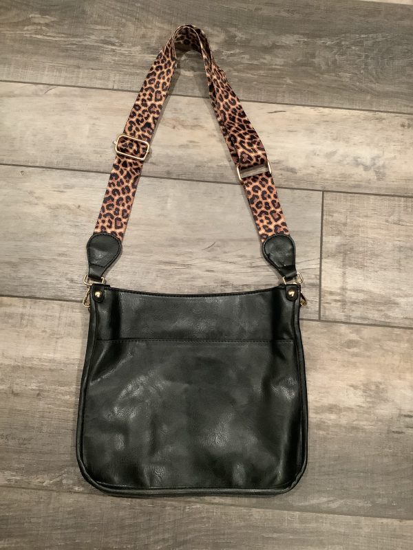 Vegan Leather Bag With Leopard Strap - Assorted Colors on Sale