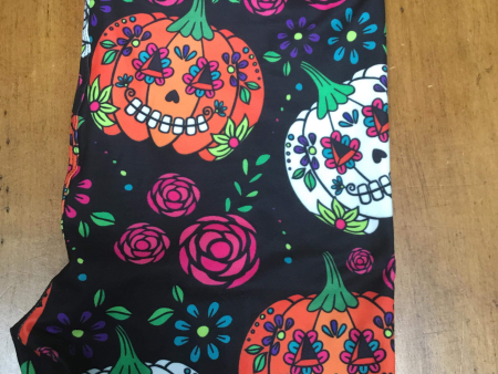 Sugar Skull Pumpkins Plus Fashion