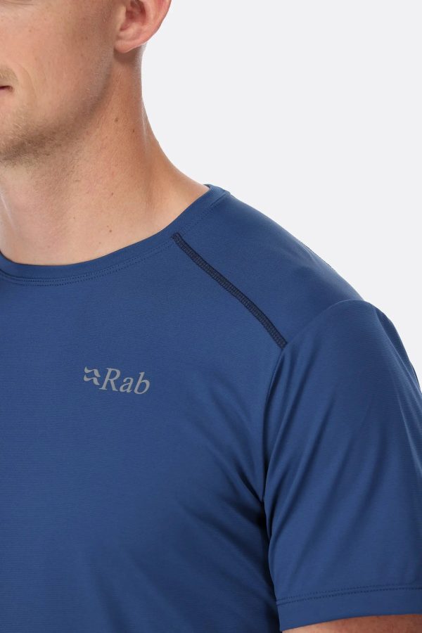 Rab Mens Force Tee - Blue, Size: Small Cheap