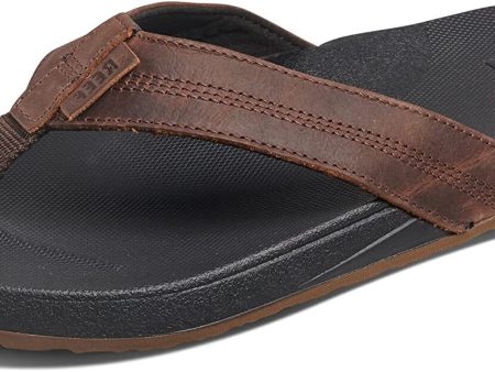 Reef Mens s Cushion Phantom LE Premium Leather Flip Flops Cheap