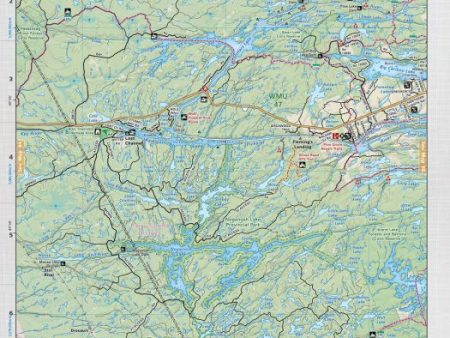 Backroad Mapbooks Lost Channel CCON-85 Water-Resistant Tear-Resistant Topographic Map Sale