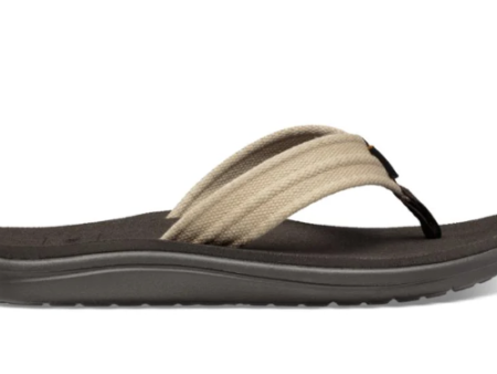 Teva Men s Voya Canvas Flip Flops Sandals Fashion