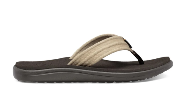 Teva Men s Voya Canvas Flip Flops Sandals Fashion