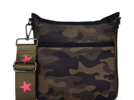 Army Camo Neoprene Messenger  Crossbody Online Hot Sale