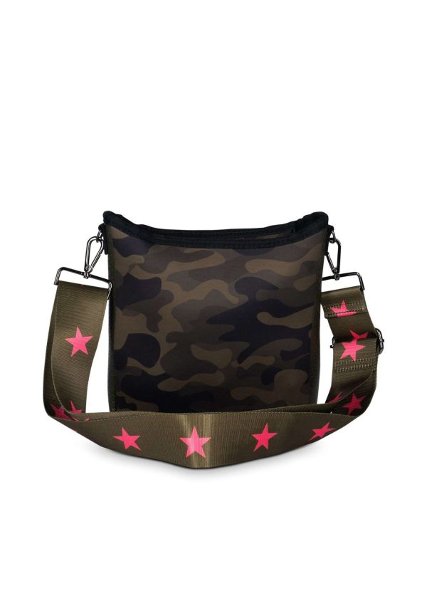 Army Camo Neoprene Messenger  Crossbody Online Hot Sale