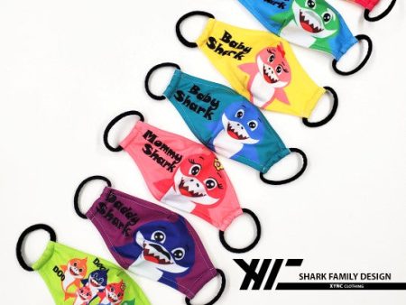 Kids Baby Shark Designed Washable Mask Online Sale