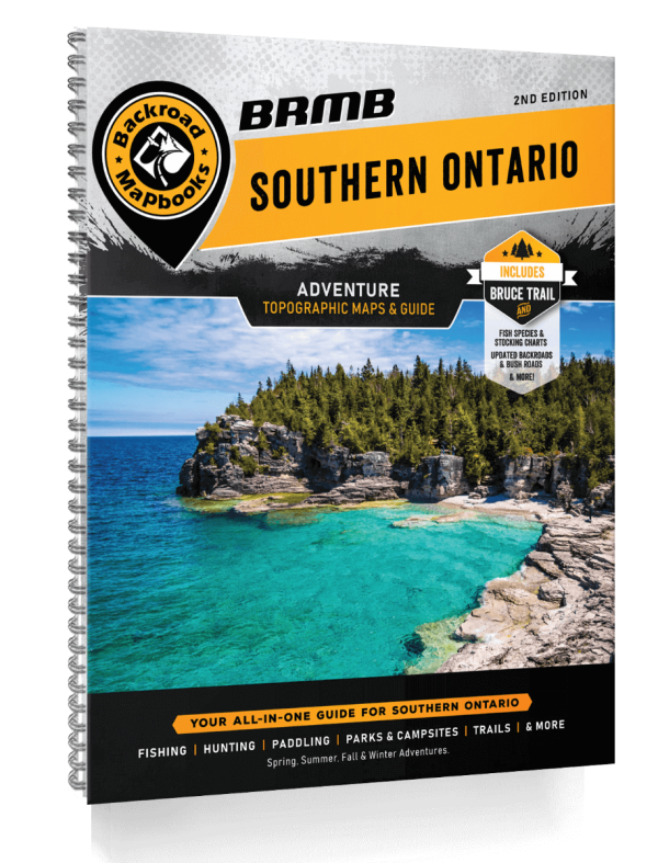 Backroad Mapbooks  Southern Ontario - Spiral 2nd Edition Sale