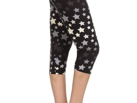 Oh My Stars Plus Capri Leggings Online Hot Sale