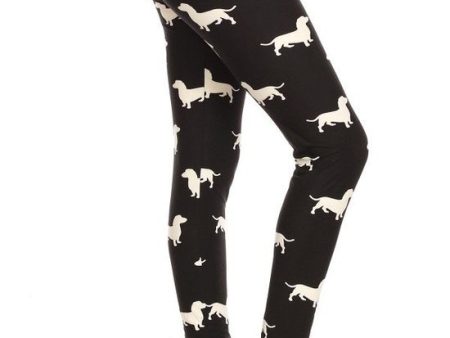 Dachshund Leggings Plus Size on Sale