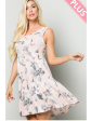 Floral Swing Dress - Blush For Cheap