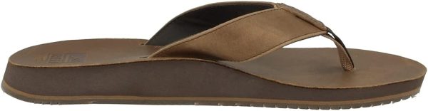 Reef Men s Drift Classic Premium Leather Flip Flops Cheap