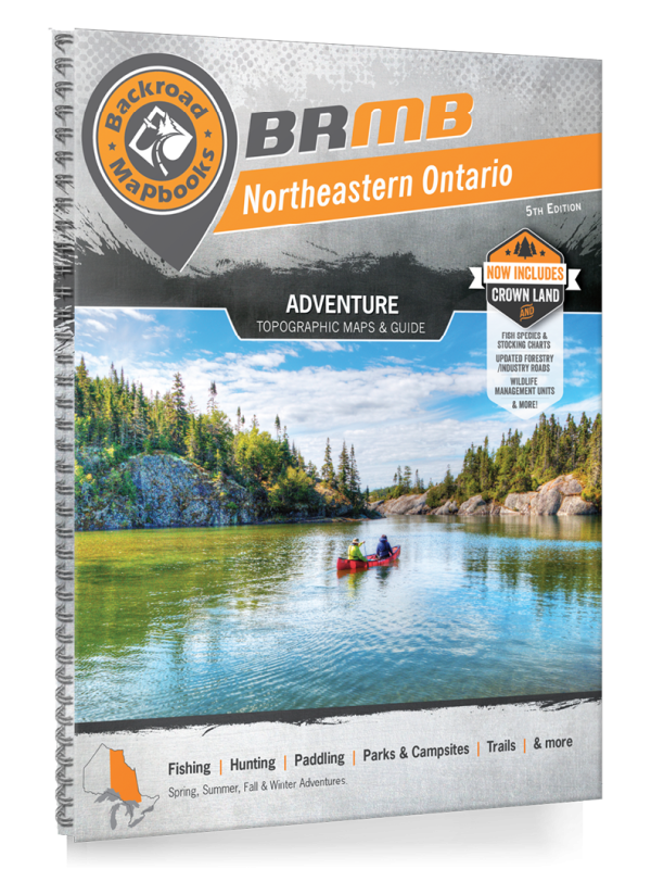 Backroad Mapbooks  Northeastern Ontario - Spiral Book 5th Edition on Sale