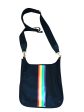 NYLON MESSENGER W RAINBOW STRIPE For Cheap