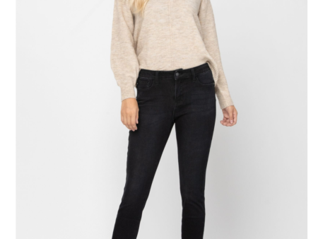 JUDY BLUE THERMADENIM THERMAL BLACK SKINNY Hot on Sale