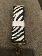 2  ADJUSTABLE ANIMAL PRINT BAG STRAP- BLACK WHITE ZEBRA- Gold Hardware For Sale