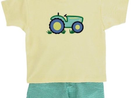 *PRE-ORDER* Boys Short Set - Tractor Online