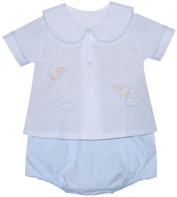 *PRE-ORDER* Avery Diaper Set - Airplane Online now