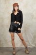 Faux Leather Casual Shorts - Black or Chocolate Online Hot Sale