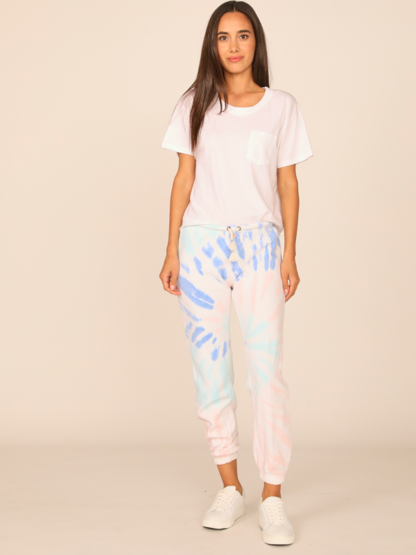 Ocean Drive Coastal Reef Tiedye Burnout Jogger on Sale