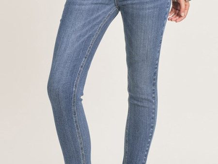 RISEN HIGH RISE TWISTED SEAM RELAXED FIT SKINNY on Sale