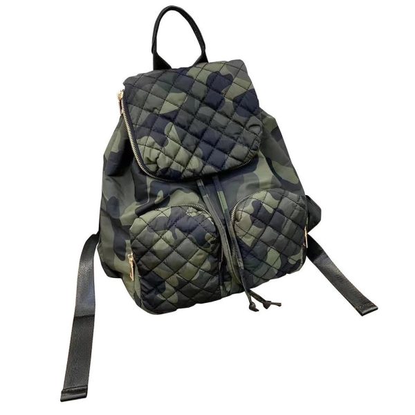 Quilted Nylon Backpack - Assorted Colors Supply