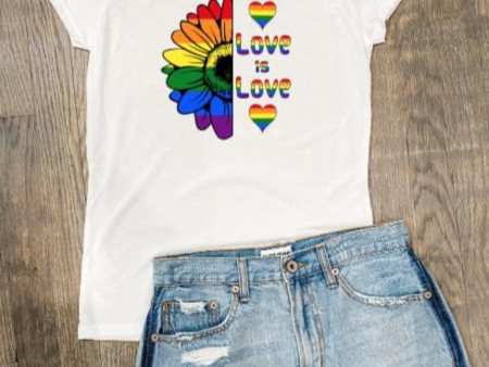 🌈  Love ❤️ Is ❤️ Love 🌈 T-Shirt Online Sale