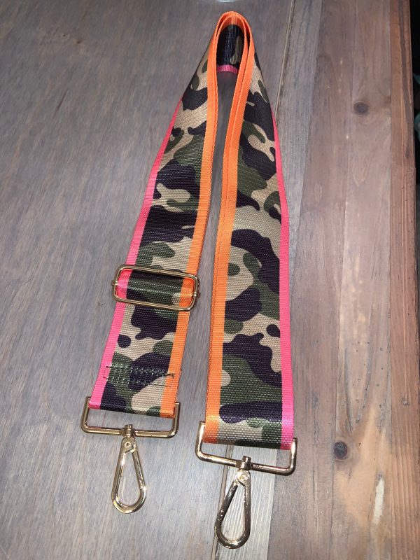 Colorful Camouflage 2” Adjustable  Handbag Strap - Assorted Colors Sale