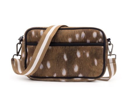 Spotted Fawn Neoprene Crossbody Bag For Discount