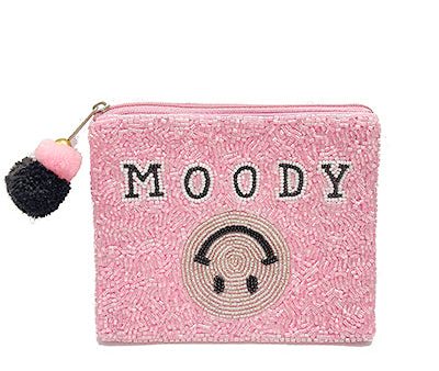 MOODY Beaded Coin Pouch 💗 on Sale