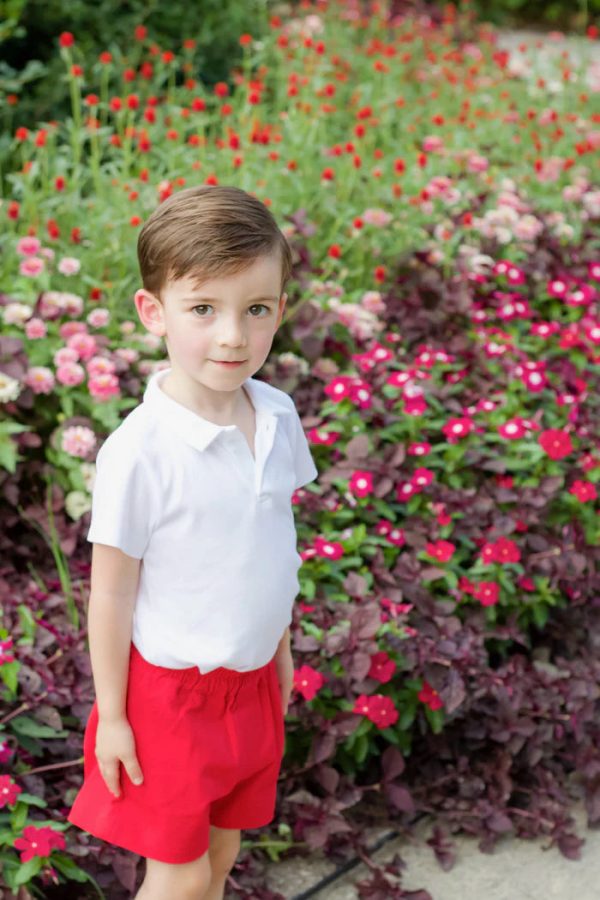 *PRE-ORDER* Spencer Boys Shorts - Red Online now