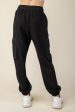 MODAL POLY SPAN SCUBA POCKET JOGGER PANT - BLACK Supply