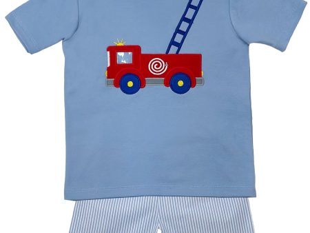 *PRE-ORDER* Firetruck Leo Short Set - Cloud Cheap