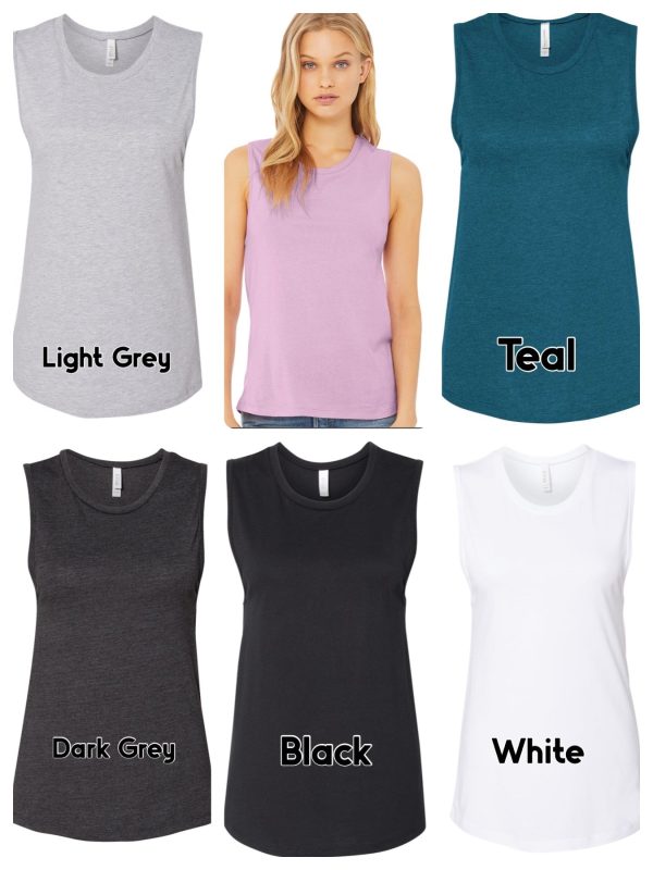 Bella & Canvas Women s Jersey Muscle Tank - Assorted Colors Sale