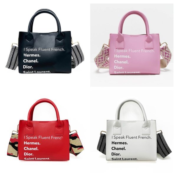 I Speak Fluid French Mini Tote - Assorted Colors For Cheap