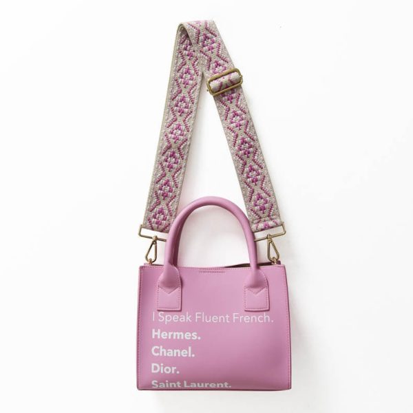 I Speak Fluid French Mini Tote - Assorted Colors For Cheap