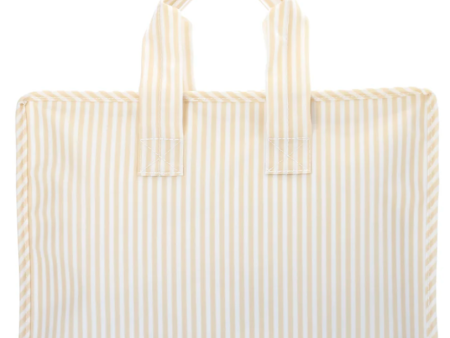 *PRE-ORDER* Sand Pimlico Stripe Overnight Tote Hot on Sale