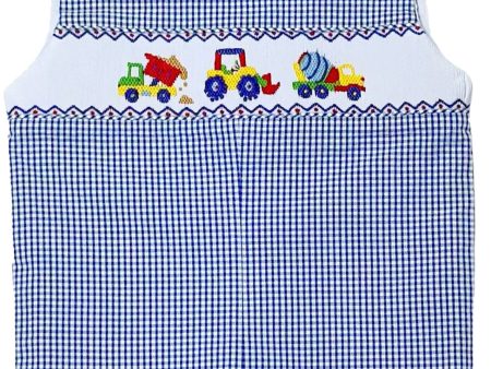 *PRE-ORDER* Construction Ashton Shortall - Royal Blue Seersucker Online Hot Sale