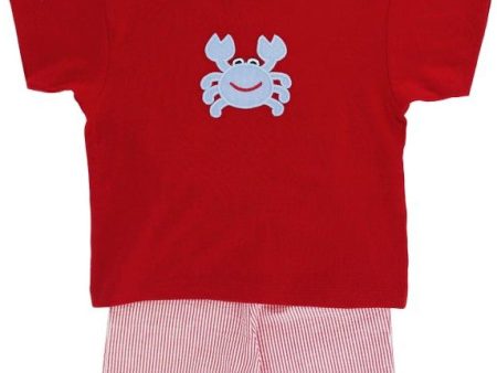 *PRE-ORDER* Boys Short Set - Crab Fashion