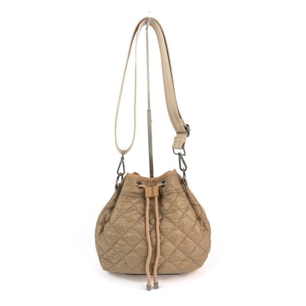 Quilted Puffer Bucket Bag - Tan, Black or Olive For Sale