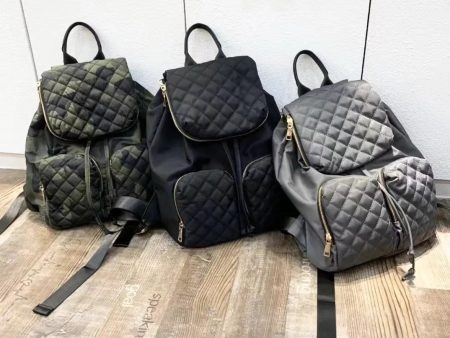 Quilted Nylon Backpack - Assorted Colors Supply