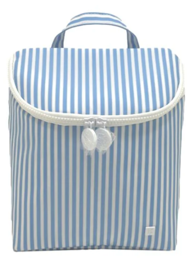 Chambray Pimlico Stripe Take Away Lunch Bag For Discount